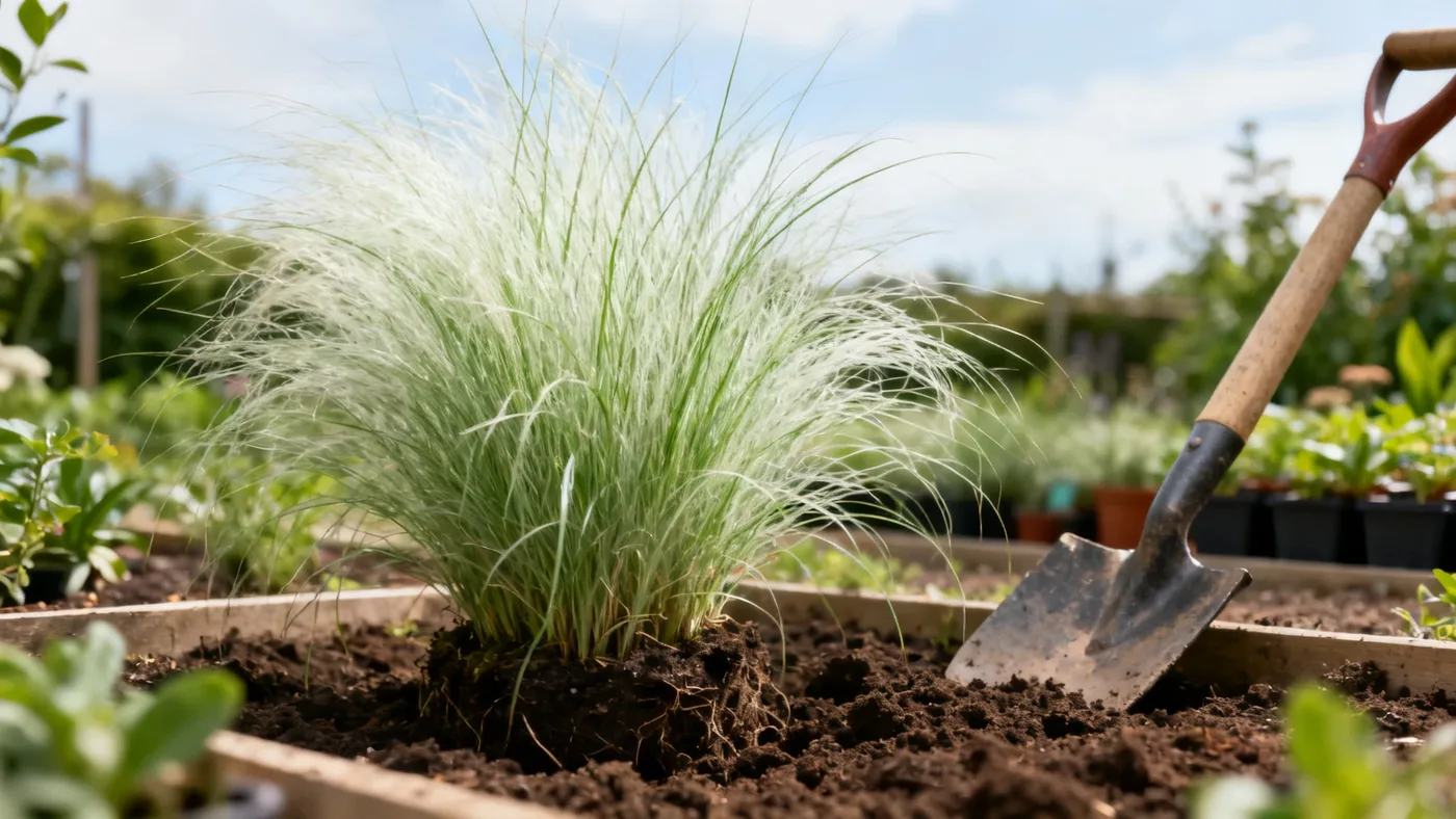 Dividing and Propagating White Cloud Muhly Grass
