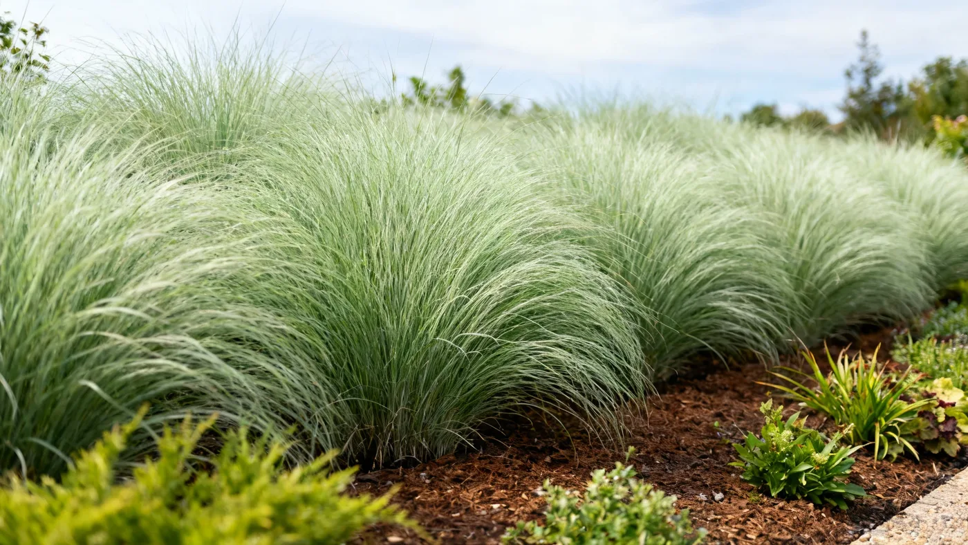 White Cloud Muhly Grass vs Blue Oat Grass: Evergreen Structure or Seasonal Plumes?